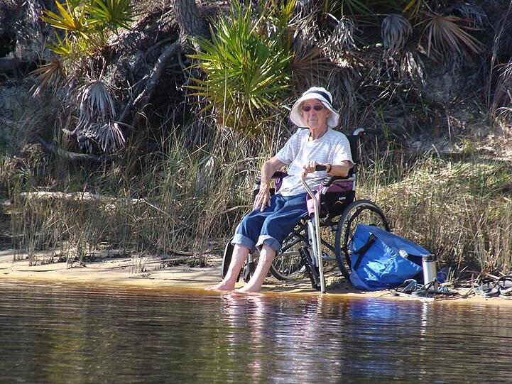 Pausieren im Ochlockonee River State Park in Florida.