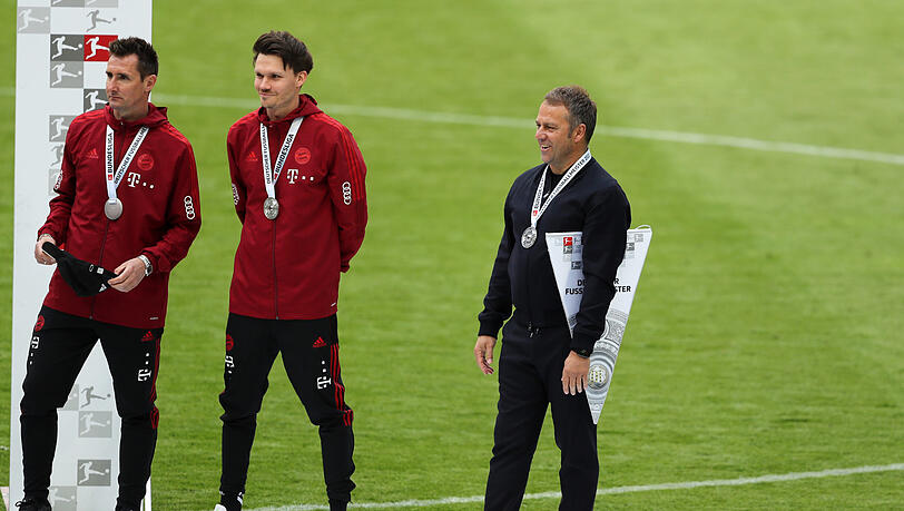 Miroslav Klose und Danny Röhl. Miroslav Klose und Danny Röhl.