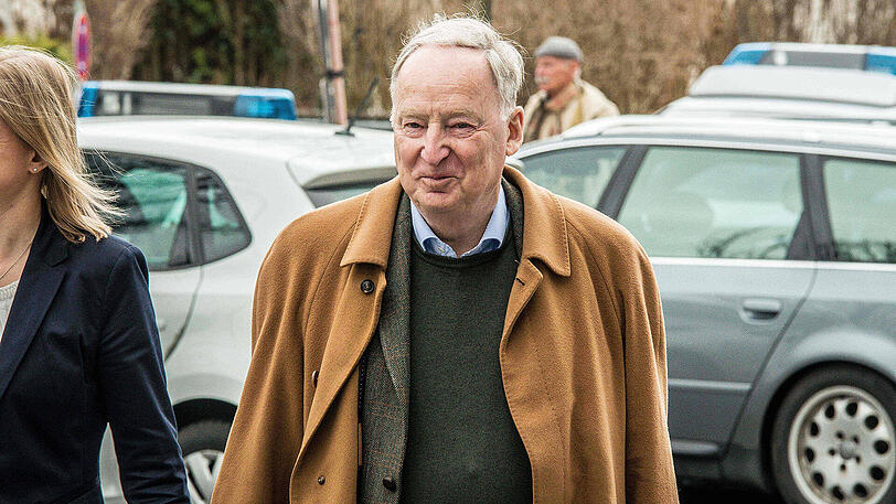 AfD-Vize Alexander Gauland kam als Redner ins Maisacher Bräustüberl.