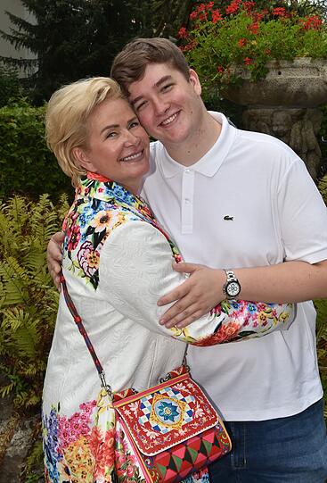 Claudia Effenberg mit Sohn Thomas Tommy Strunz