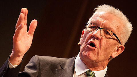 Wifried Kretschmann: Der strahlende Sieger der Landtagswahl in baden-Württemberg.