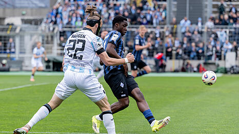 Die L&ouml;wen um Sigurd Haugen spielen zuhause nur 1:1 gegen Waldhof Mannheim.