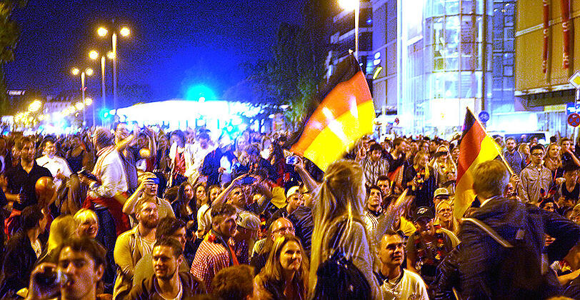 Was für eine Party! Nach dem WM-Sieg herrschte auf Münchens Straßen Ausnahmezustand. Die Bilder.