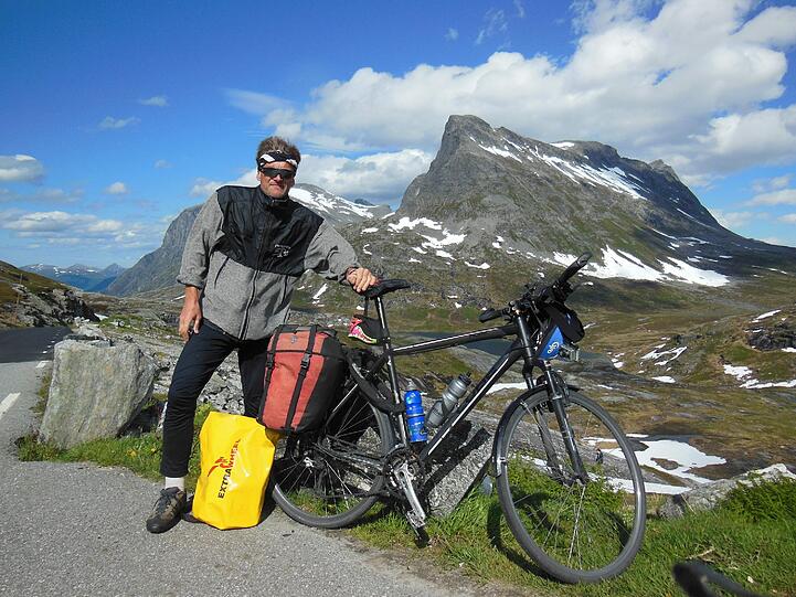 Stefan Schuster bei seinem Reiseabenteuer.