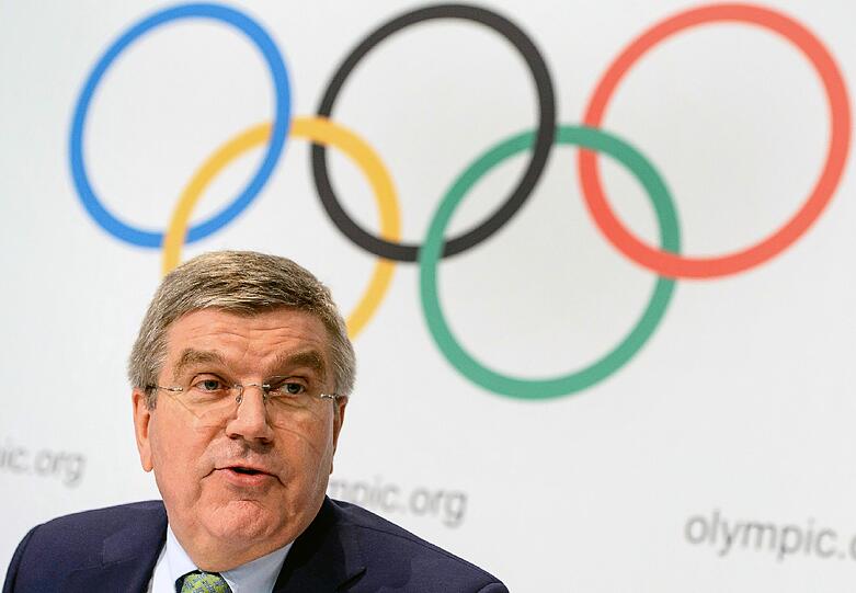 IOC-Präsident Thomas Bach sieht schönen Olympischen Spielen im kommenden Jahr entgegen.