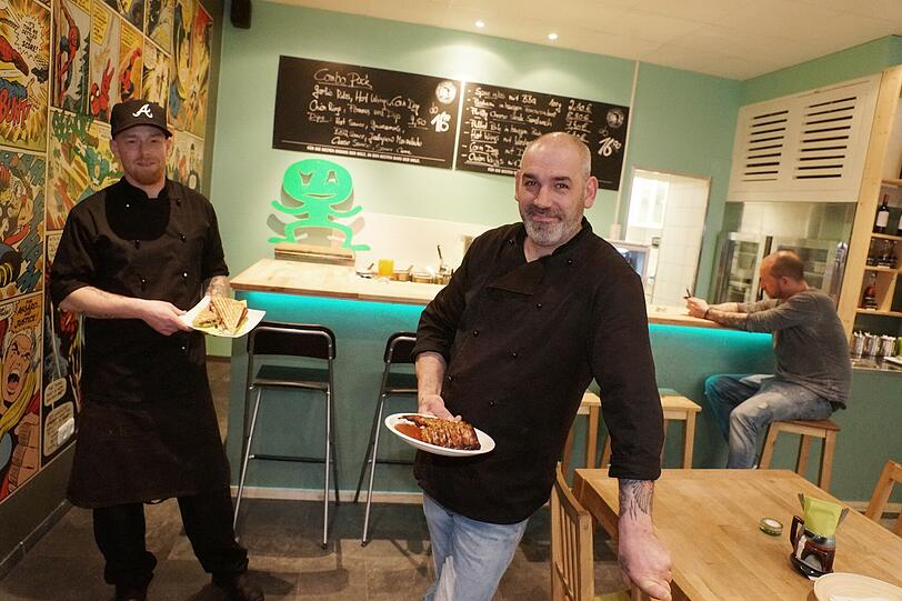 Chef Harry Gruber in seinem Laden in der Fraunhoferstraße.