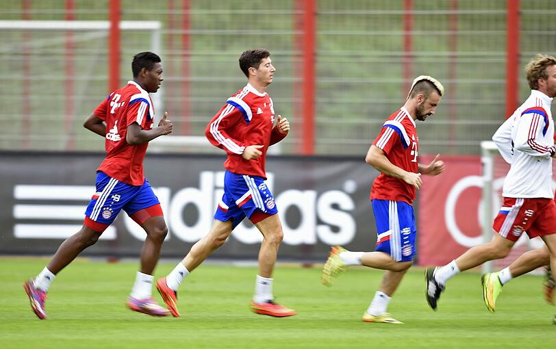 Bilder vom Bayern-Training!