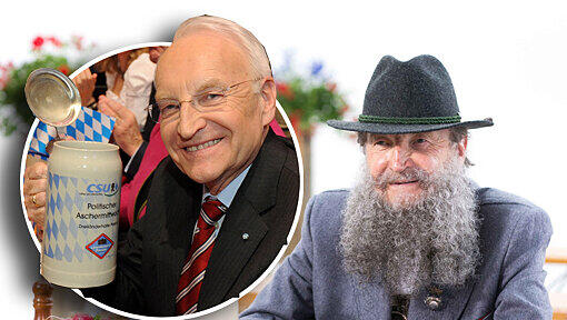 Diesen Mann haben Sie schonmal gesehen! Wir meinen den Mann auf der rechten Seite des Bildes. Das ist nämlich ebenfalls Edmund Stoiber. Bayerns früherer Ministerpräsident wirbt für die Teilnahme bei der Bundestagswahl 2013. Diesen Mann haben Sie schonmal gesehen! Wir meinen den Mann auf der rechten Seite des Bildes. Das ist nämlich ebenfalls Edmund Stoiber. Bayerns früherer Ministerpräsident wirbt für die Teilnahme bei der Bundestagswahl 2013.