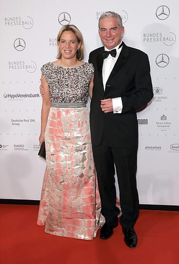 Thomas Strobl, Landesvorsitzender der CDU in Baden-Württemberg, und seine Frau Christine