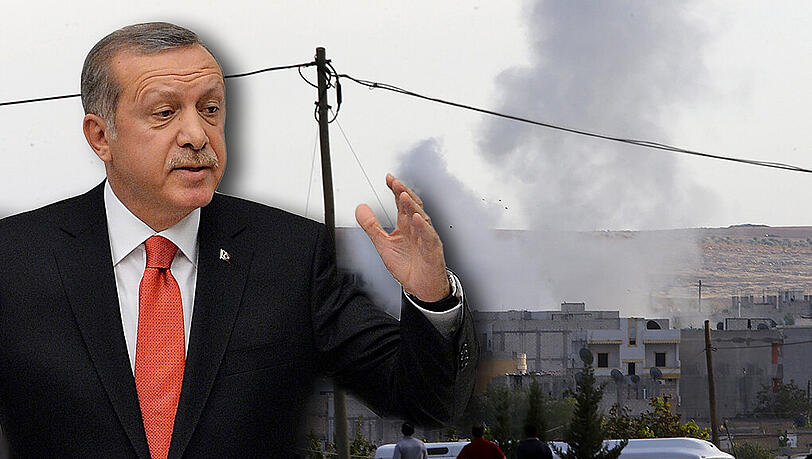 Erdogan ließ in den vergangenen Tagen mehrfach Stellungen der kurdischen Partei PKK bombardieren. Jetzt erklärte er den Friedensprozess für gescheitert. Erdogan ließ in den vergangenen Tagen mehrfach Stellungen der kurdischen Partei PKK bombardieren. Jetzt erklärte er den Friedensprozess für gescheitert.