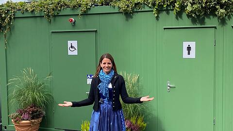 Ein sehnlicher Wunsch der Händler und Kunden sei mit den neuen Toiletten erfüllt worden, sagt Kommunalreferentin Kristina Frank.