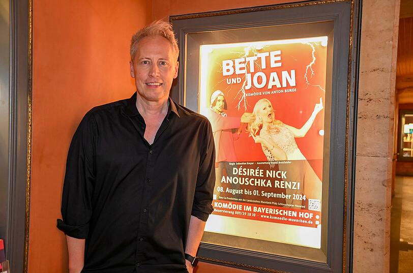 Schauspieler Thomas Stegherr saß bei der Premiere von "Bette und Joan" ebenfalls im Publikum.