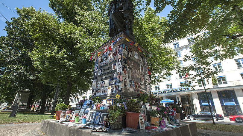 Das Orlando-di-Lasso-Denkmal am Promenadeplatz.