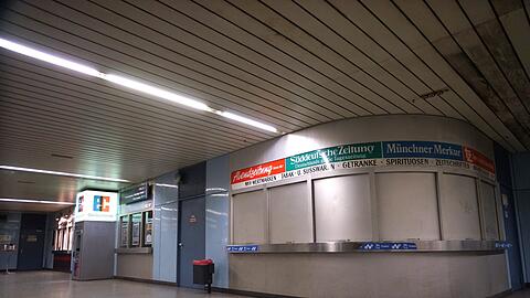 Am Max-Weber-Platz steht dieser Kiosk seit langem leer. Insgesamt 17 unterirdische Ladenflächen sind in München verwaist.