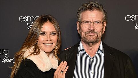 Heidi Klum mit ihrem Papa Günther