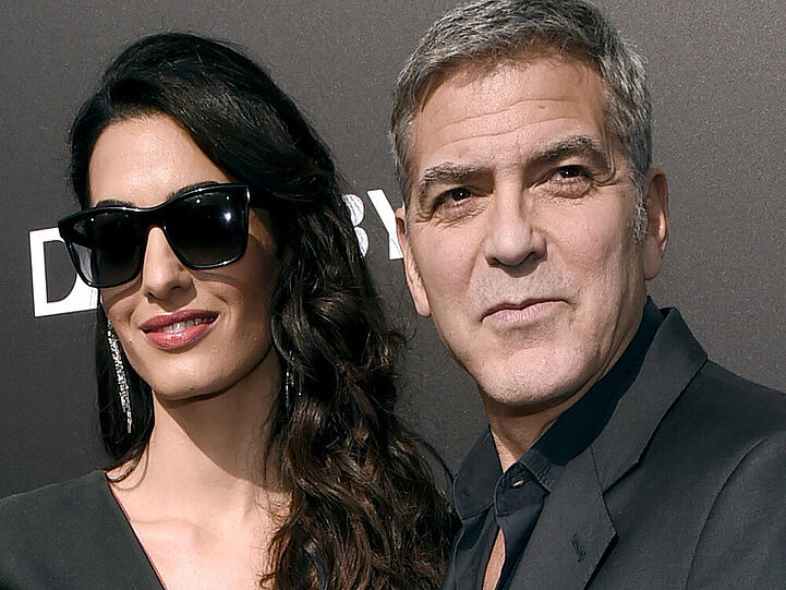 Amal und George Clooney bei der Weltpremiere von "Tomorrowland"