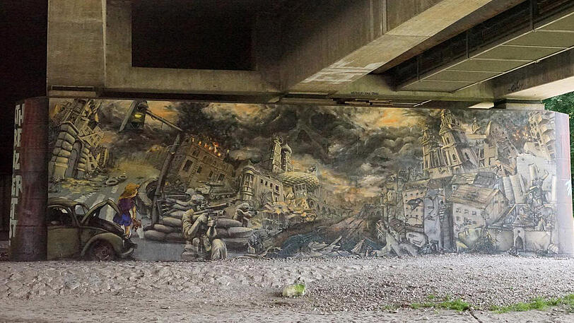 An vielen verschiedenen Orten in München ist Graffiti-Kunst zu sehen.
