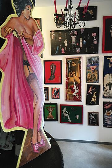 Ein Blick ins Erotic Art Museum in Hamburg.