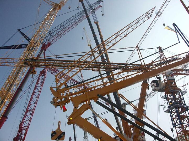 Zur "bauma" werden etwa 450.000 Besucher erwartet.