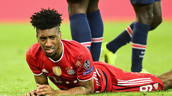 Kingsley Coman enttäuscht gegen Paris.