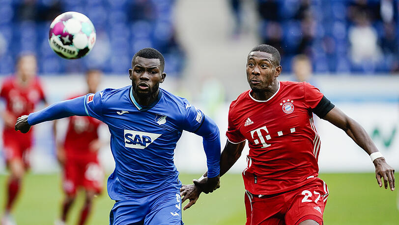 Viel zu oft nur hinten dran am Mann: David Alaba (r). Viel zu oft nur hinten dran am Mann: David Alaba (r).