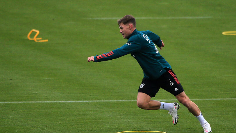 Joshua Kimmich könnte möglicherweise noch in diesem Jahr auf den Platz zurückkehren.