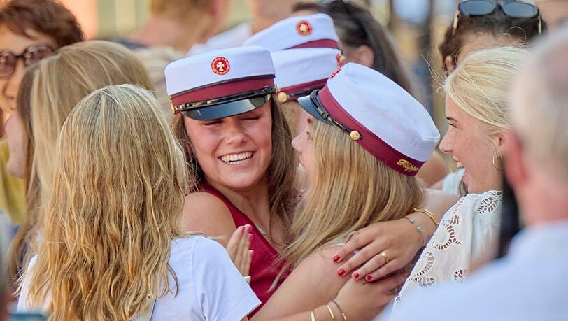 Prinzessin Isabella von D&auml;nemark feiert ihren Schulabschluss.
