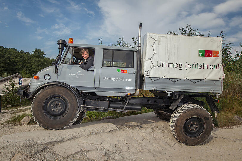 Das Arbeitstier mutiert auf dem Offroad-Parcours zum ganz und gar souveränen Spaßgerät.