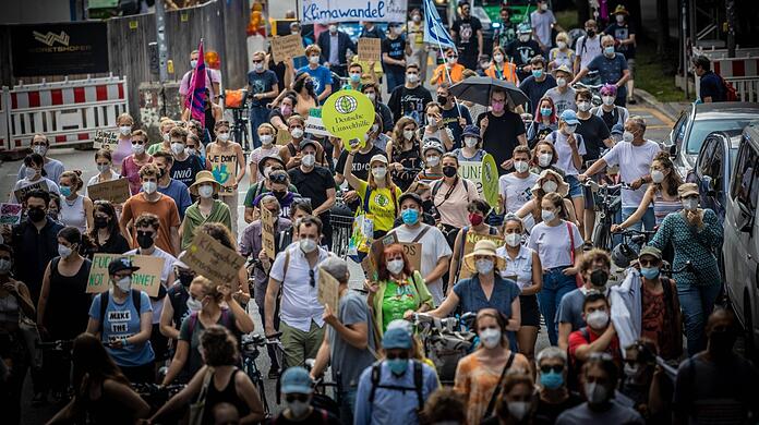 Demo gegen die IAA 2021. Dieses Mal wird inzwischen nicht mehr mit vielen Demonstranten gerechnet.