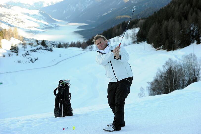 Schnee-Golf Experte Adi Hengstberger.