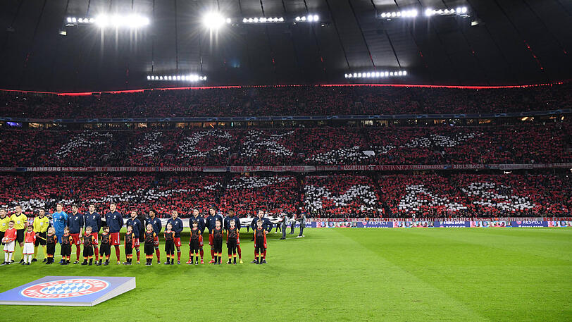 Die Agentur-Choreo beim Spiel gegen den FC Liverpool.
