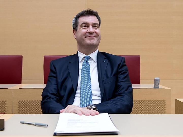 Widerspricht Ex-Unionsfraktionschef Merz in der Flüchtlingspolitik: Bayerns Ministerpräsident Söder.