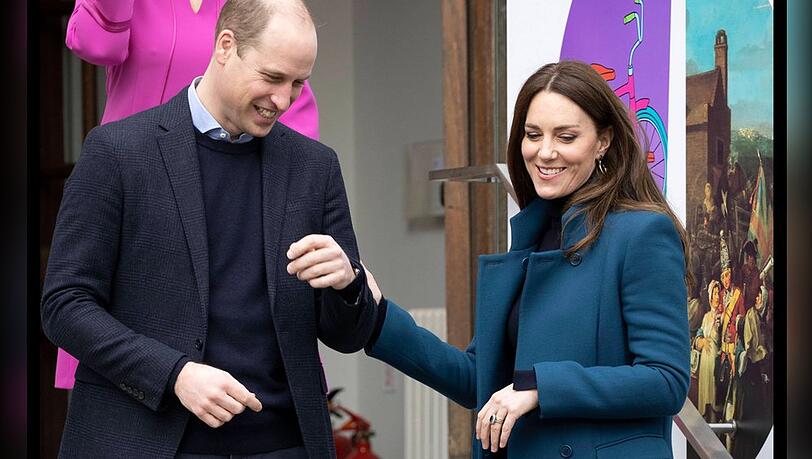 Prinz William und Herzogin Kate bei einem Auftritt in London.