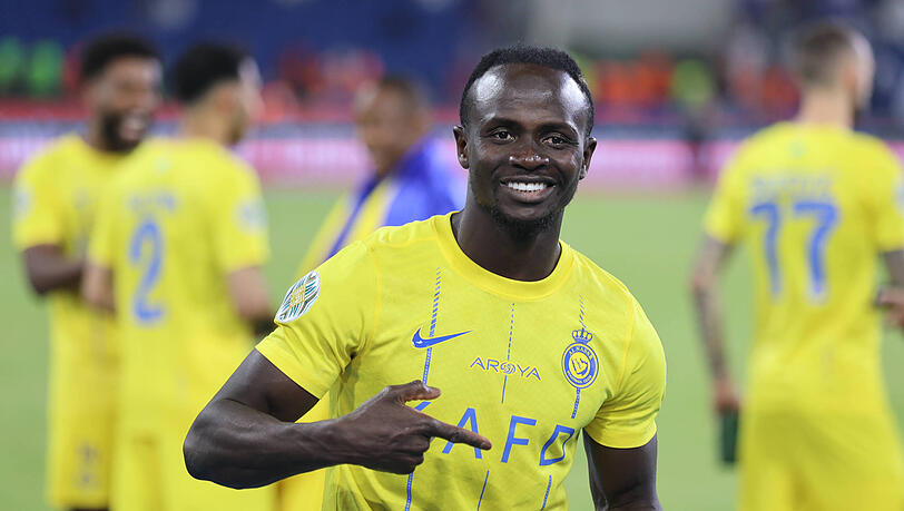 Sadio Mané schnürt nun für Ronaldo-Klub Al-Nassr die Fußballschuhe. Sadio Mané schnürt nun für Ronaldo-Klub Al-Nassr die Fußballschuhe.