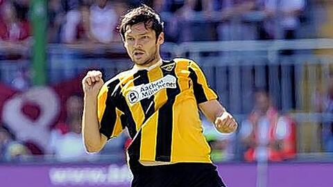Aachens Tor-Garantie: Benjamin Auer hat in dieser Saison bereits 13 Mal für die Alemannia getroffen. Dies ist den Fürthern natürlich nicht verborgen geblieben.