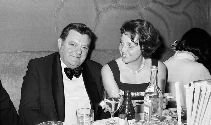 Franz Josef Strauß und seine Ehefrau Marianne im Jahr 1976. Marianne Strauß starb im Alter von 54 Jahren bei einem Verkehrsunfall.