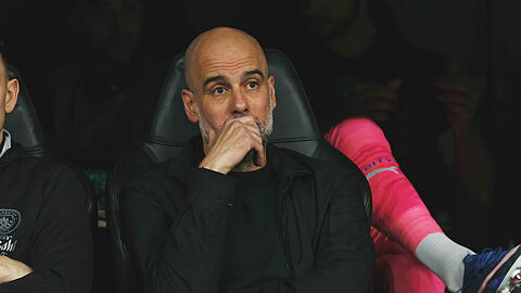 Ex-Bayern-Trainer Pep Guardiola kassierte mit Manchester City bei Real Madrid eine b&ouml;se 0:3-Pleite.