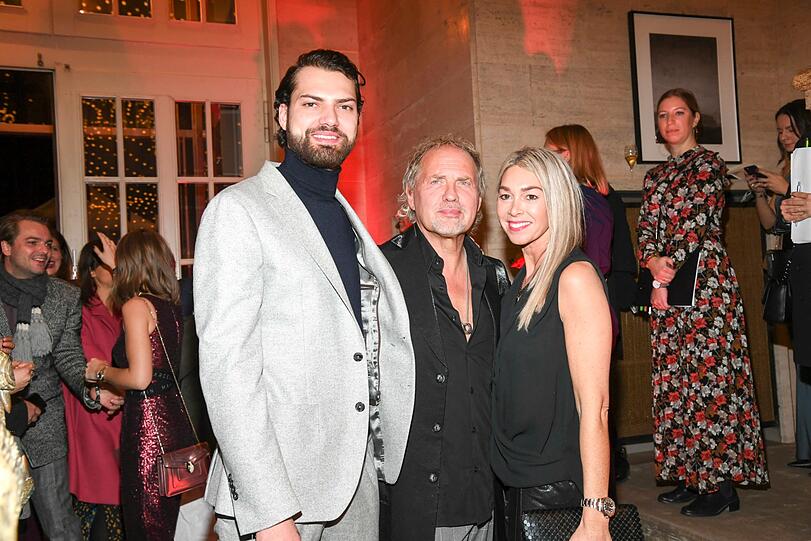 Uwe Ochsenknecht mit Frau Kirsten Viebrock und Sohn Jimi Blue Ochsenknecht.
