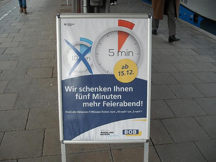 Wir schenken Ihnen fünf Minuten mehr Feierabend.