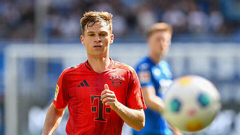 Der Vertrag von Joshua Kimmich läuft 2025 beim FC Bayern aus.