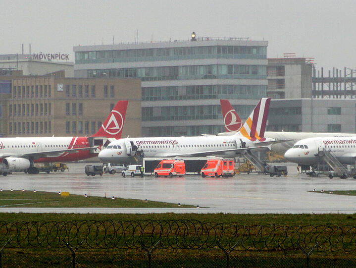 Germanwings-Flug 4U 814 musste wegen eines technischen Defekts am Stuttgarter Flughafen notlanden. (Symbolbild)