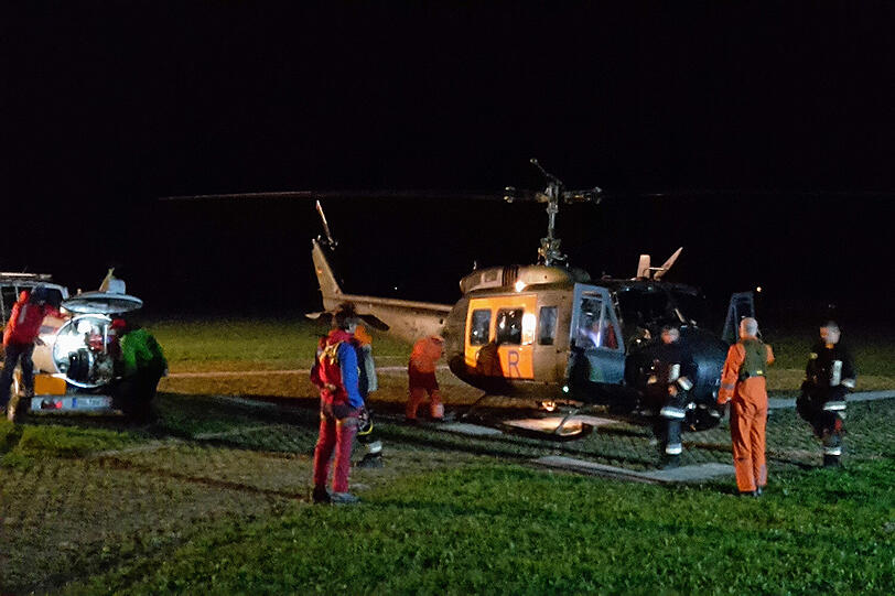 Bergwacht und Bundeswehr retteten den 16-Jährigen mithilfe eines Hubschraubers.