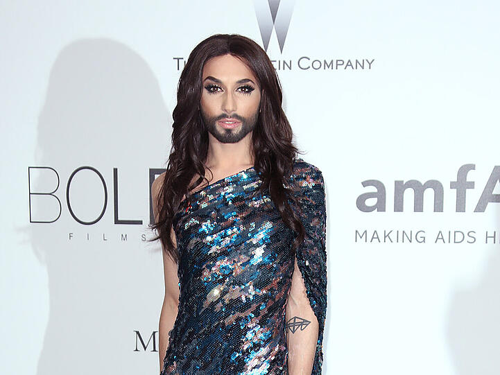Conchita Wurst macht auf jedem roten Teppich eine gute Figur