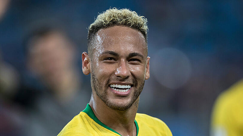 Hat wieder einen Grund zum Lachen: Fußballstar Neymar