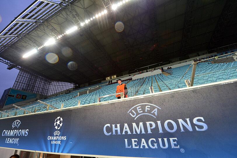 Weitere Impressionen von dem Champions-League-Spiel ZSKA Moskau gegen Bayern München.