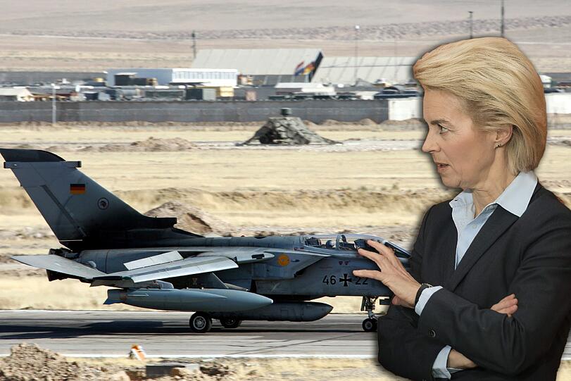 56 Prozent der Tornado-Flotte stehen in der Werkstatt. Trotzdem habe die Bundeswehr noch genügend Aufklärungs-Jets für den Kampf gegen den IS übrig, so Verteidigungsministerin von der Leyen.