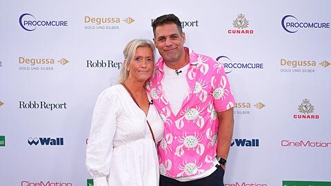 Carsten Spengemann und seine Freundin Monique beim "Happy Summer Weekend" auf Gut Basthorst.