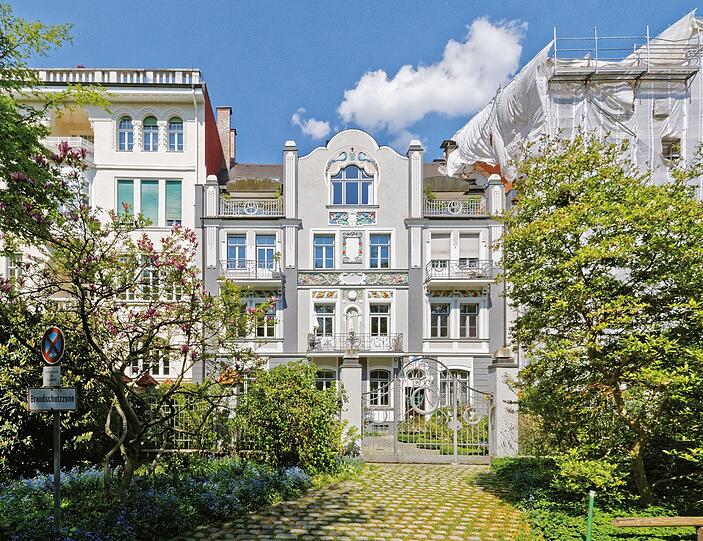 Verstecktes Juwel: Das Rückgebäude in der Franz-Joseph-Straße 19.