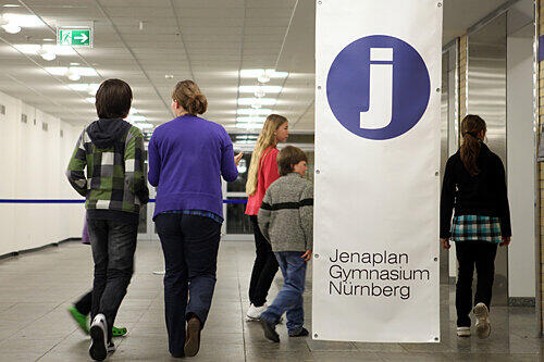 Erster Tag im Nürnberger Jenaplan-Gymnasium.