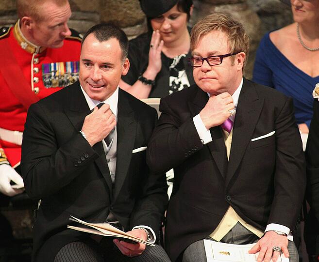 Elton John und David Furnish sind verheiratet